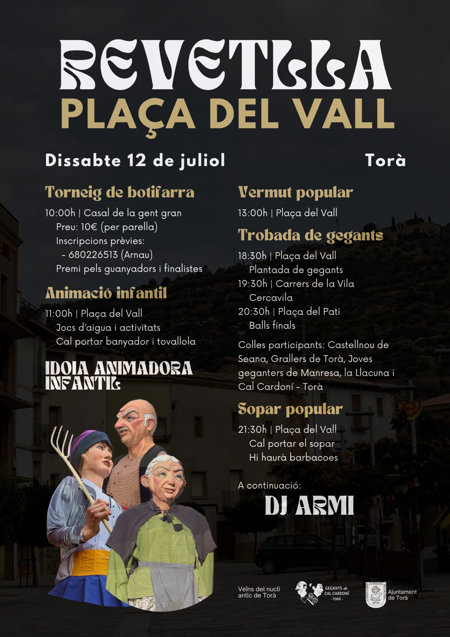 Revetlla plaça del Vall Torà